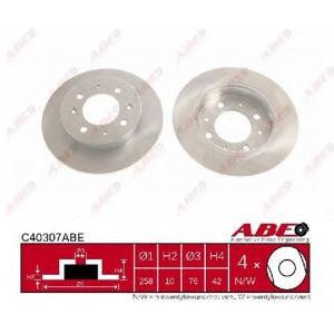 спирачен диск ABE C40307ABE