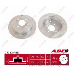спирачен диск ABE C40308ABE