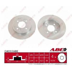спирачен диск ABE C40312ABE