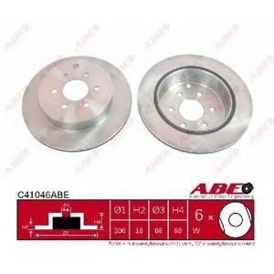 спирачен диск ABE C41046ABE