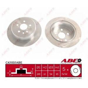 спирачен диск ABE C42002ABE