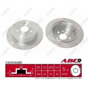 спирачен диск ABE C42024ABE