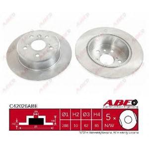 спирачен диск ABE C42026ABE