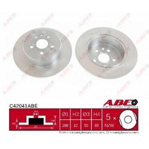 спирачен диск ABE C42041ABE