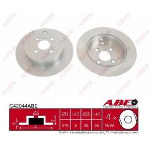 спирачен диск ABE C42044ABE