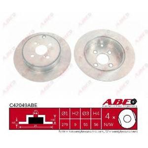 спирачен диск ABE C42049ABE