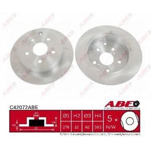 спирачен диск ABE C42072ABE