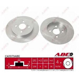 спирачен диск ABE C42079ABE