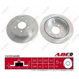 спирачен диск ABE C43024ABE