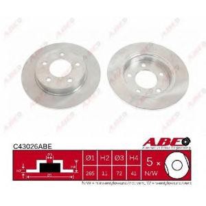 спирачен диск ABE C43026ABE