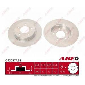 спирачен диск ABE C43027ABE