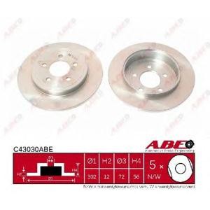 спирачен диск ABE C43030ABE