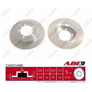 спирачен диск ABE C45015ABE