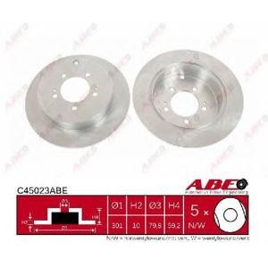 спирачен диск ABE C45023ABE