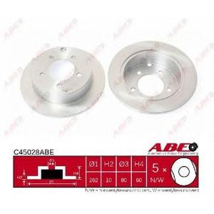 спирачен диск ABE C45028ABE