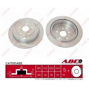 спирачен диск ABE C47005ABE