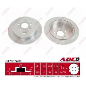 спирачен диск ABE C47007ABE