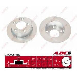 спирачен диск ABE C4C005ABE