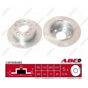 спирачен диск ABE C4F004ABE