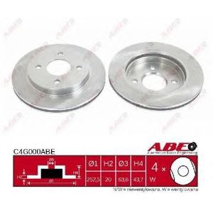 спирачен диск ABE C4G000ABE