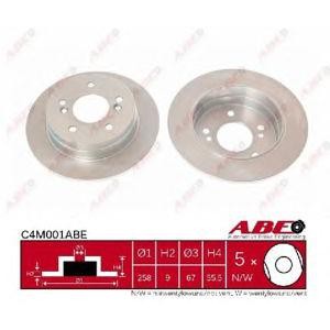спирачен диск ABE C4M001ABE