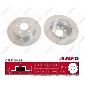 спирачен диск ABE C4M010ABE