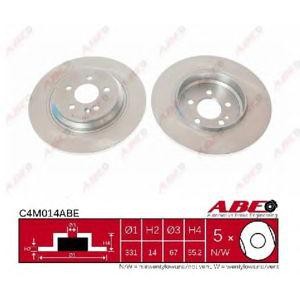 спирачен диск ABE C4M014ABE