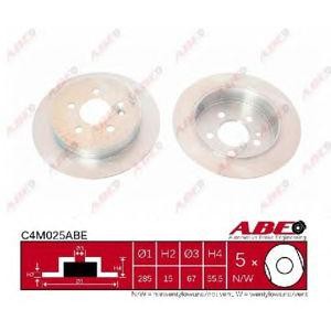 спирачен диск ABE C4M025ABE