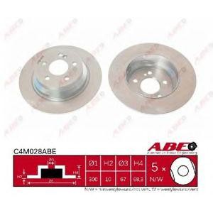 спирачен диск ABE C4M028ABE