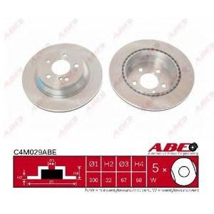 спирачен диск ABE C4M029ABE