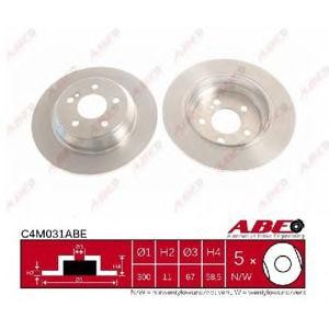 спирачен диск ABE C4M031ABE