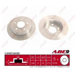 спирачен диск ABE C4M034ABE