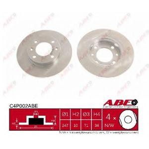 спирачен диск ABE C4P002ABE