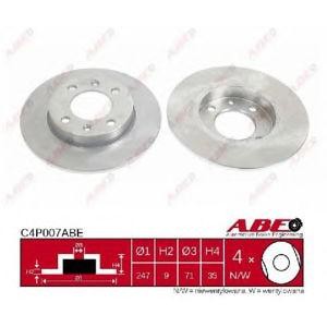 спирачен диск ABE C4P007ABE