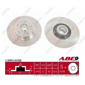 спирачен диск ABE C4R014ABE