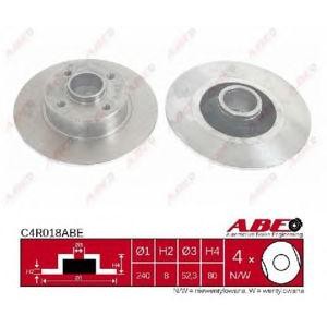 спирачен диск ABE C4R018ABE