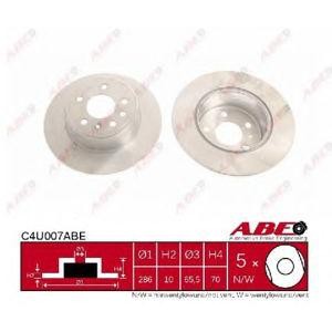 спирачен диск ABE C4U007ABE