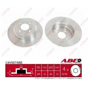 спирачен диск ABE C4V007ABE