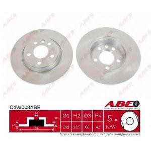спирачен диск ABE C4W008ABE