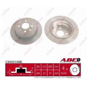 спирачен диск ABE C4X001ABE