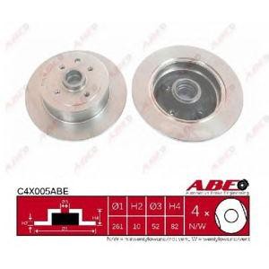 спирачен диск ABE C4X005ABE