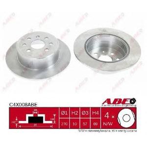 спирачен диск ABE C4X008ABE