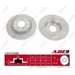 спирачен диск ABE C4X019ABE