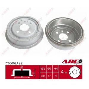 спирачен барабан ABE C60002ABE 