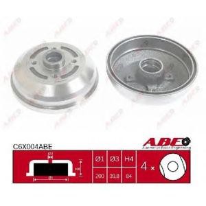 спирачен барабан ABE C6X004ABE 