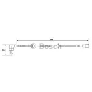 датчик abs BOSCH 0 265 001 058 