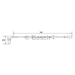 датчик abs BOSCH 0 265 001 059