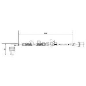 датчик abs BOSCH 0 265 001 288 