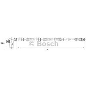 датчик abs BOSCH 0 265 006 202 