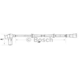 датчик abs BOSCH 0 265 006 383 